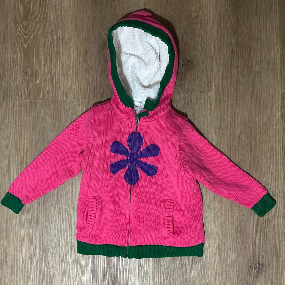 Hanna Andersson Sherpa Lined Zip Hoodie